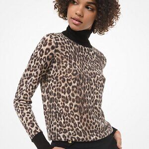 Michael Kors Animal Print Sweater  - NEW